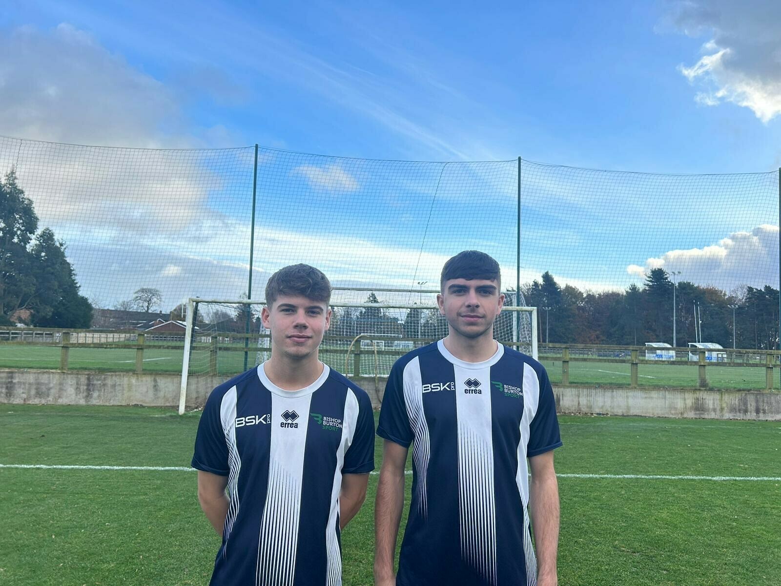 Footballers selected Jacob and Adam