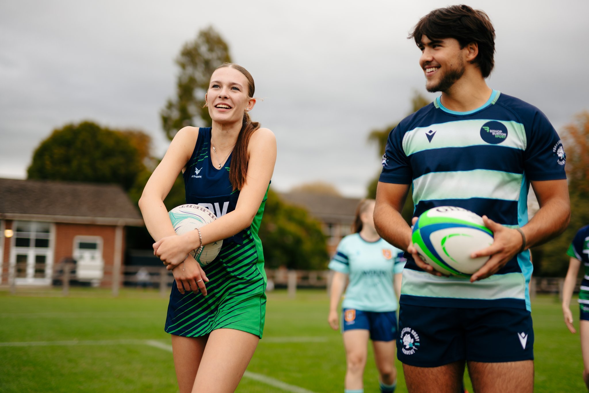 Netball and rugby player at Bishop Burton College