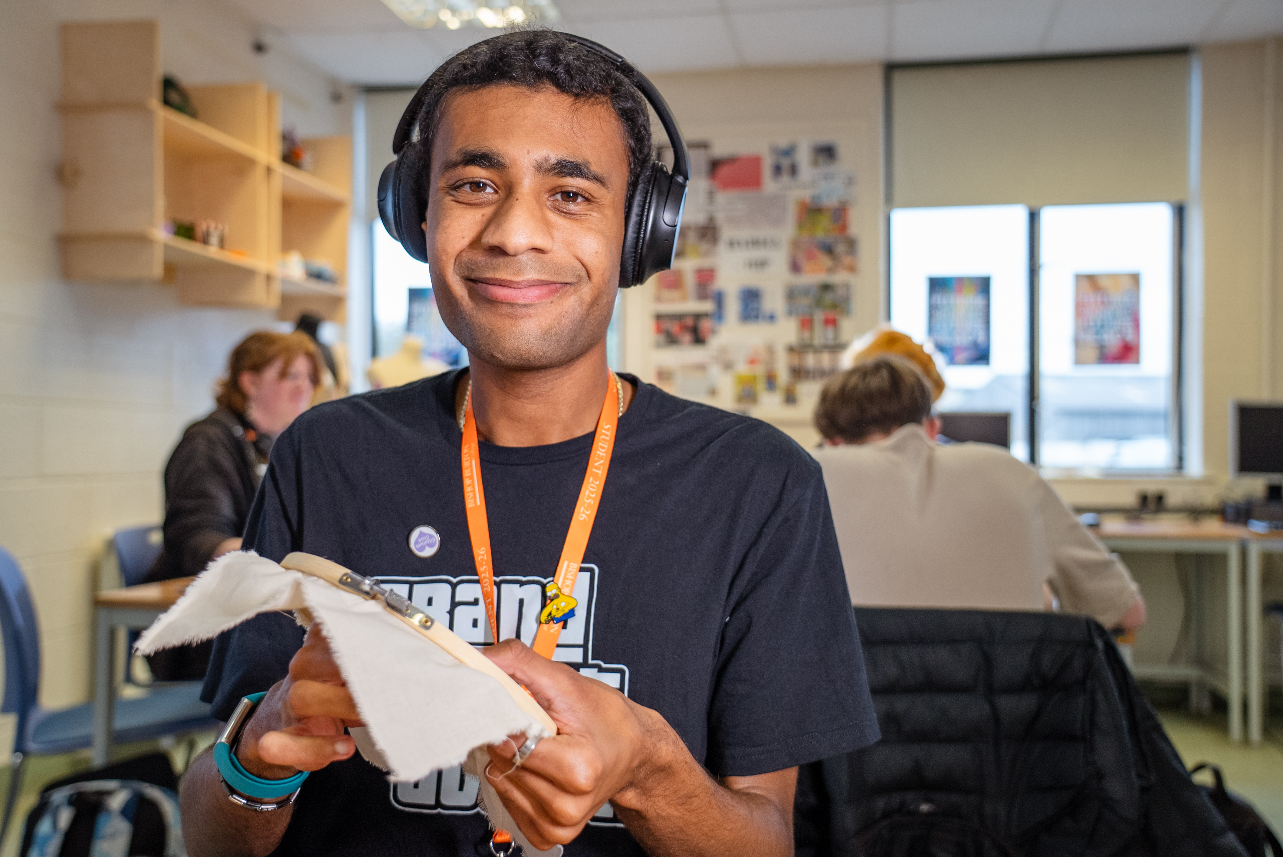 Art and design student at Bishop Burton College