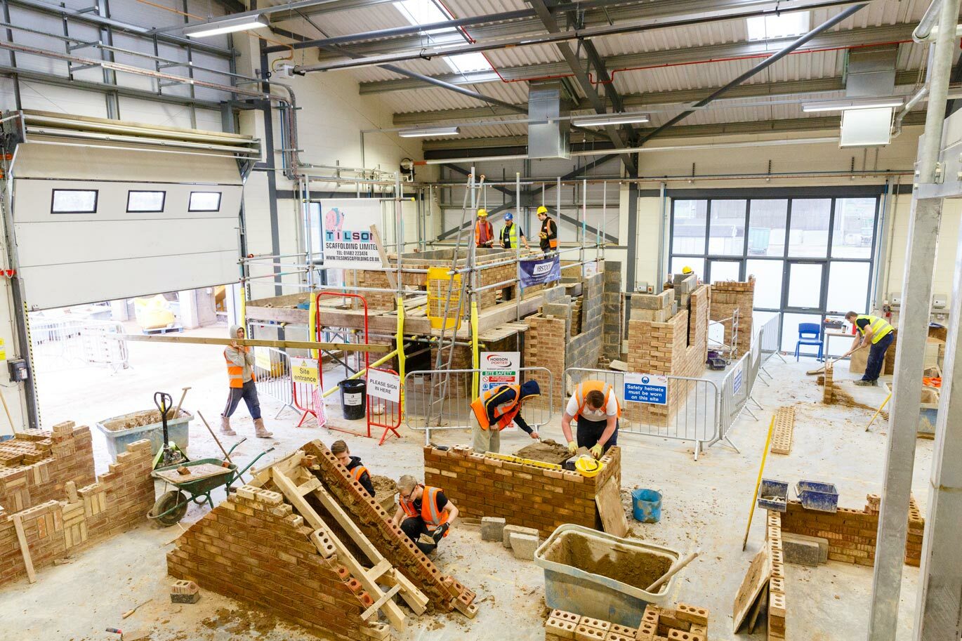 Bishop Burton College Construction workshop