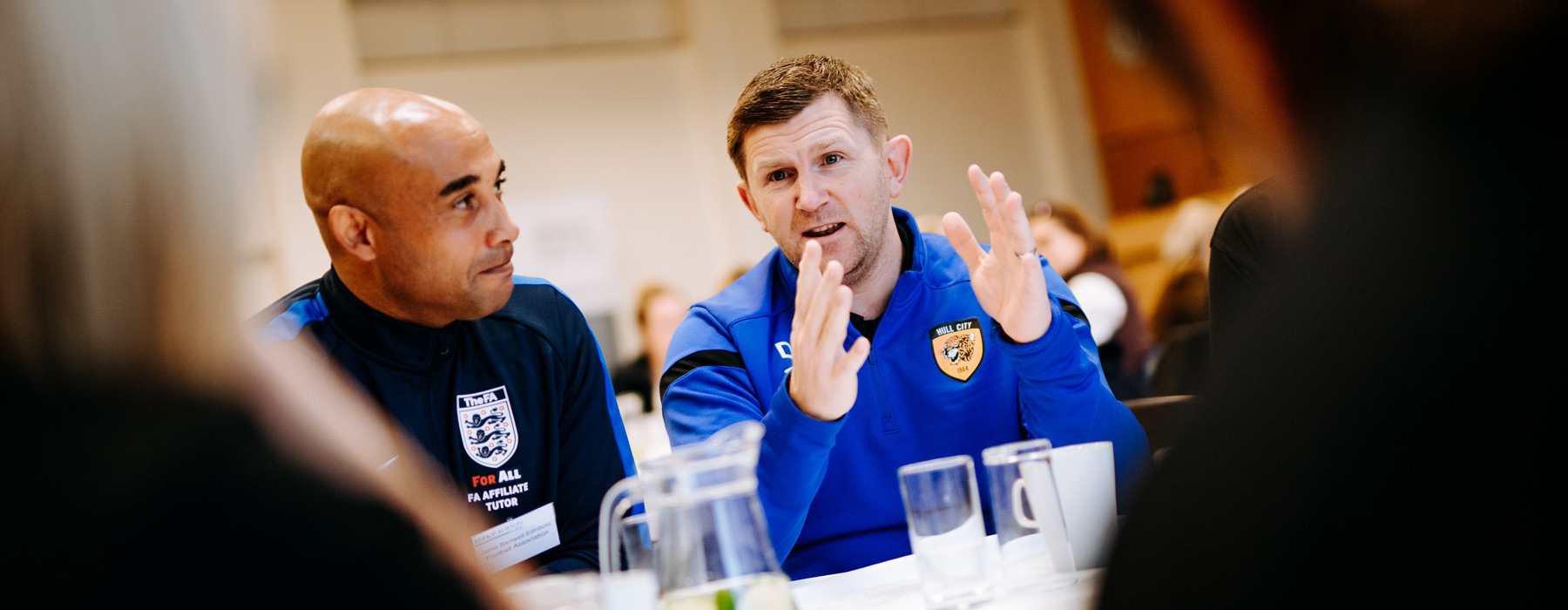 Business home banner Employers talking at Curriculum Transformation event