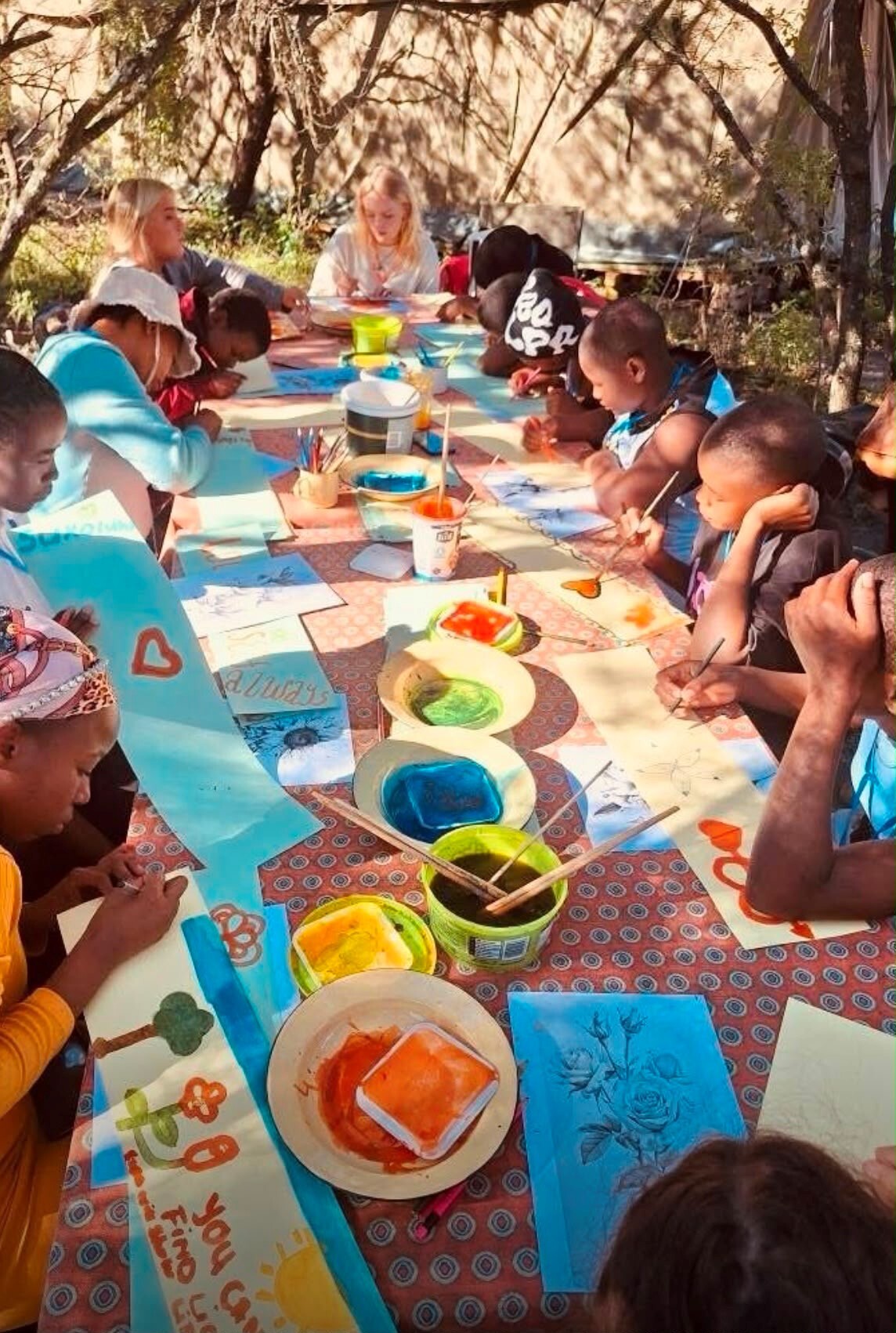Children attending the empowerment camp