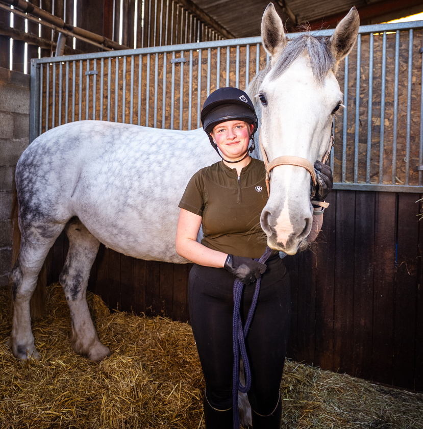 Equine students at Bishop Burton College