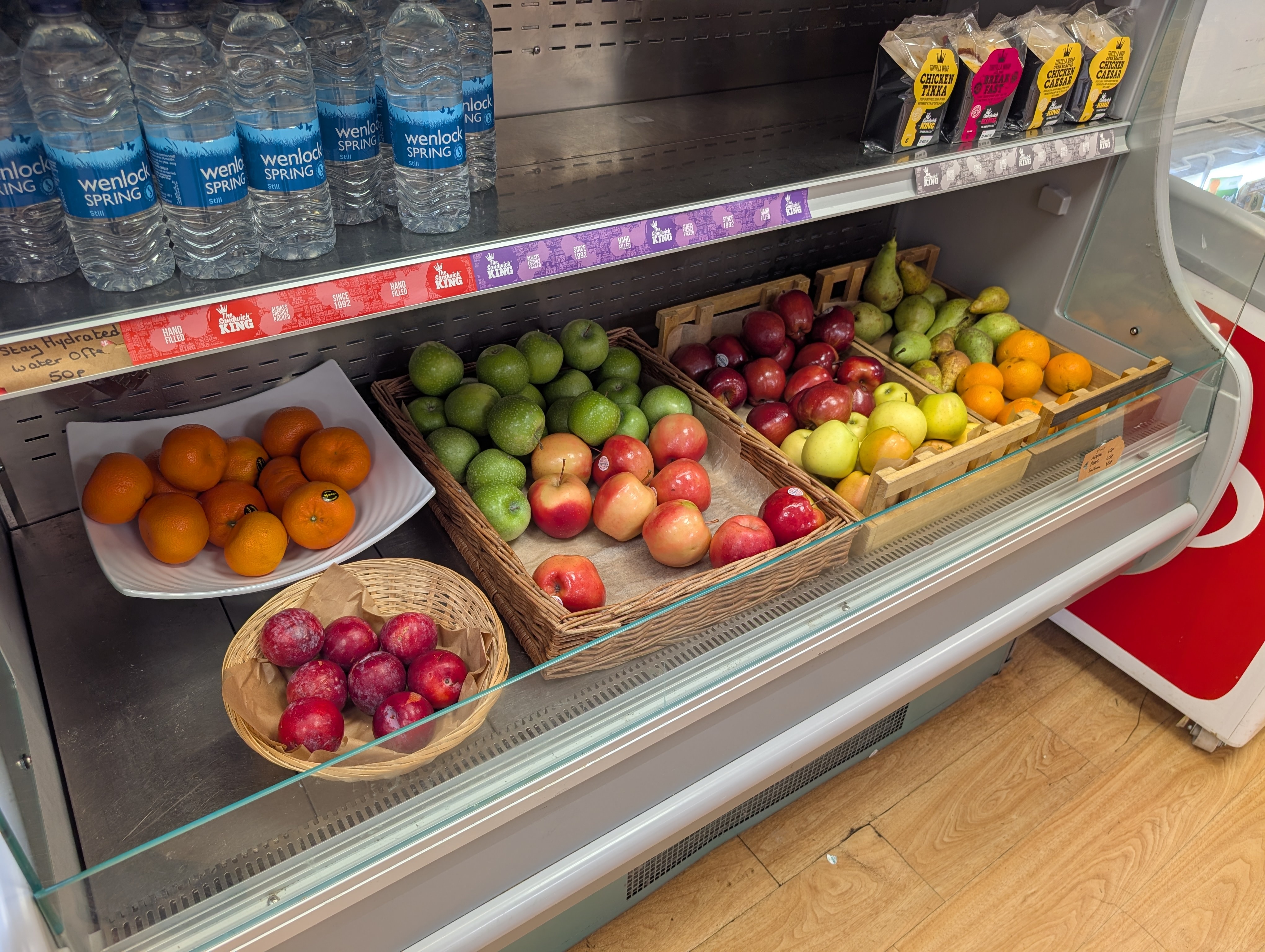 Fresh fruit at Meadows cafe at Bishop Burton College