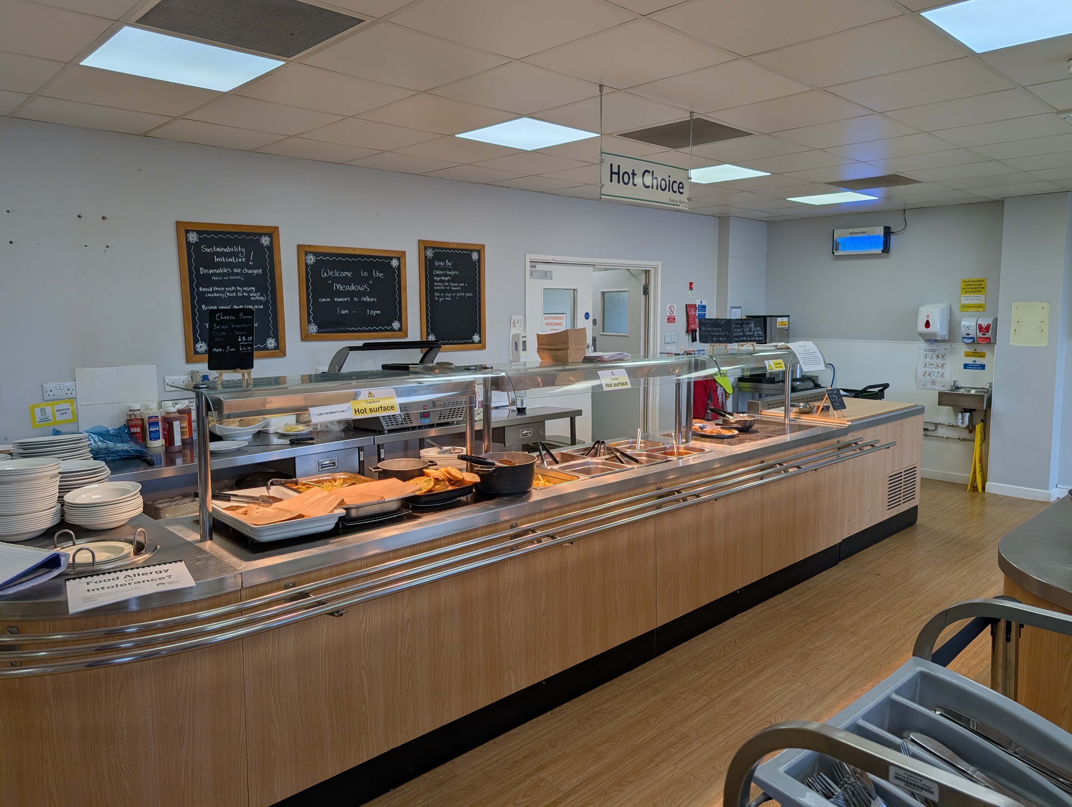 Meadows cafe at Bishop Burton College