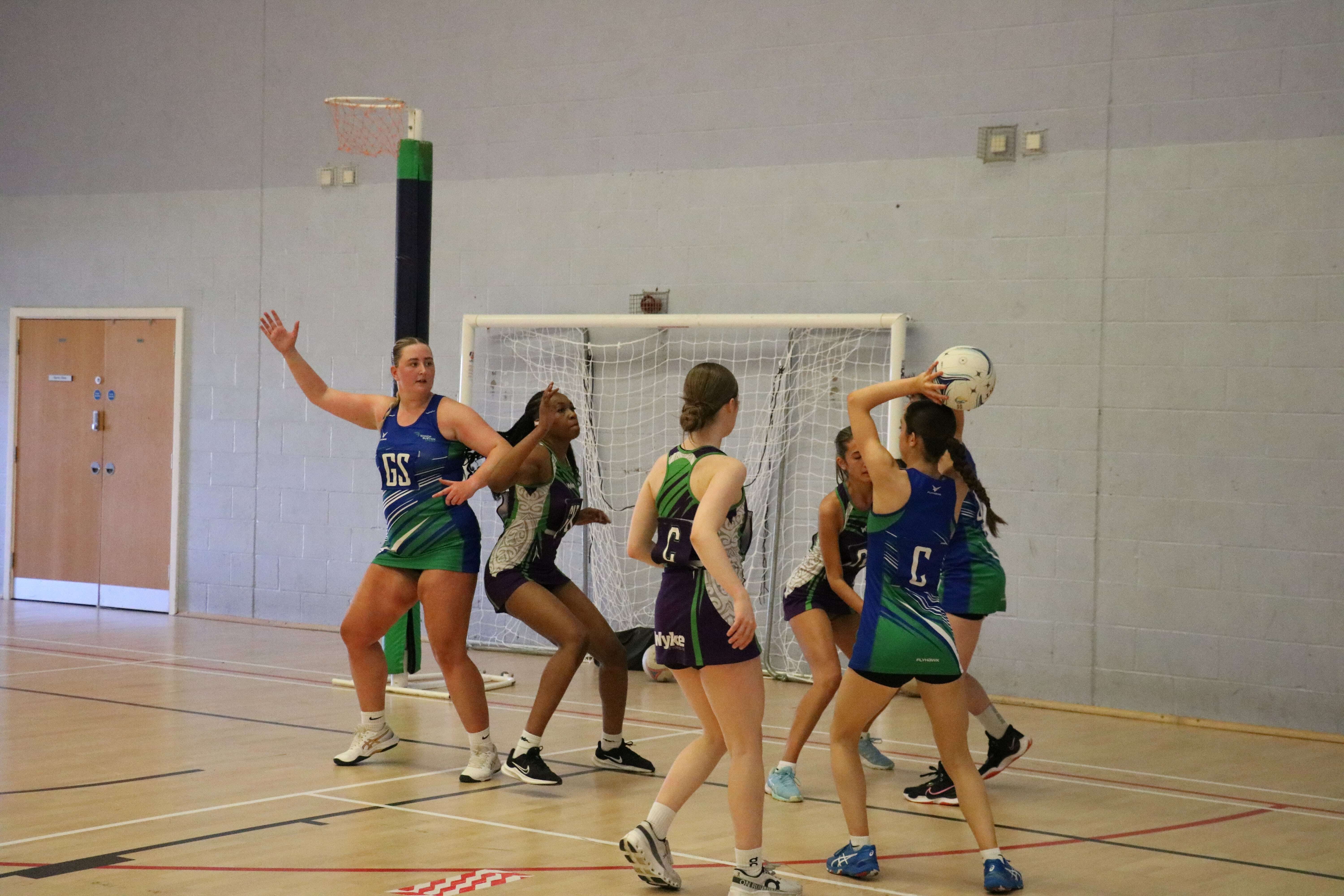 Netball Team in action