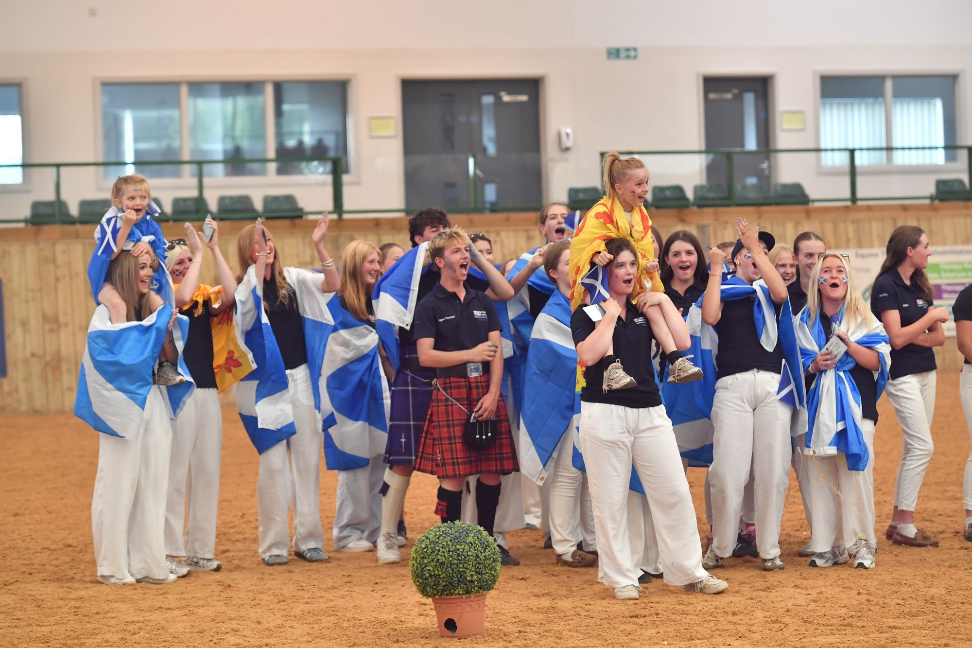 Scottish competitors at Festival of Youth