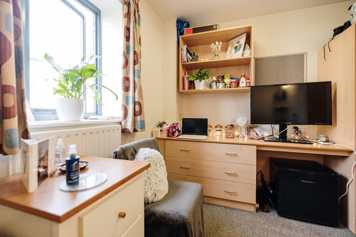 Student room at Bishop Burton College
