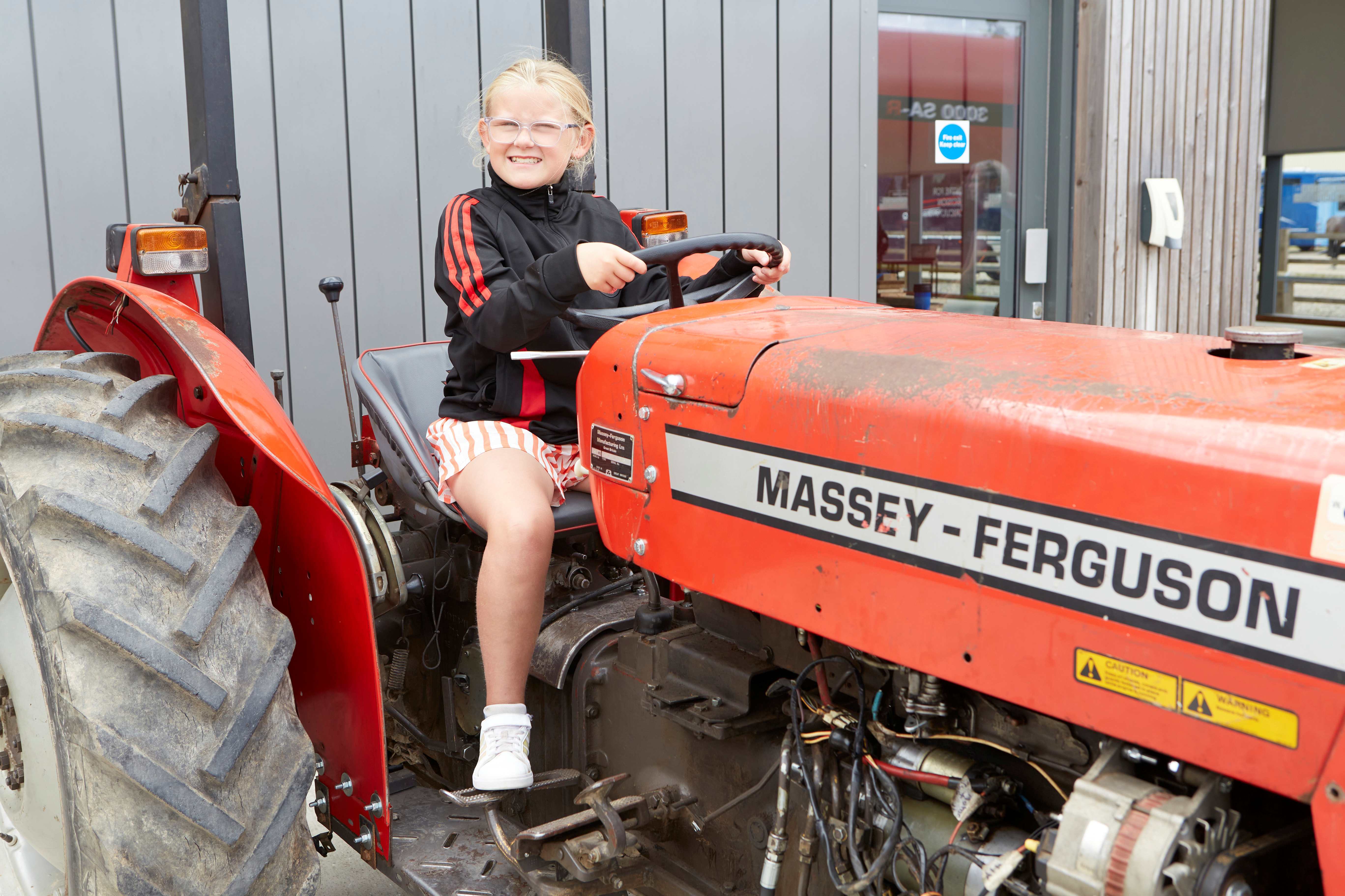 Tractor and machinery displays were part of Spring Live at Bishop Burton College