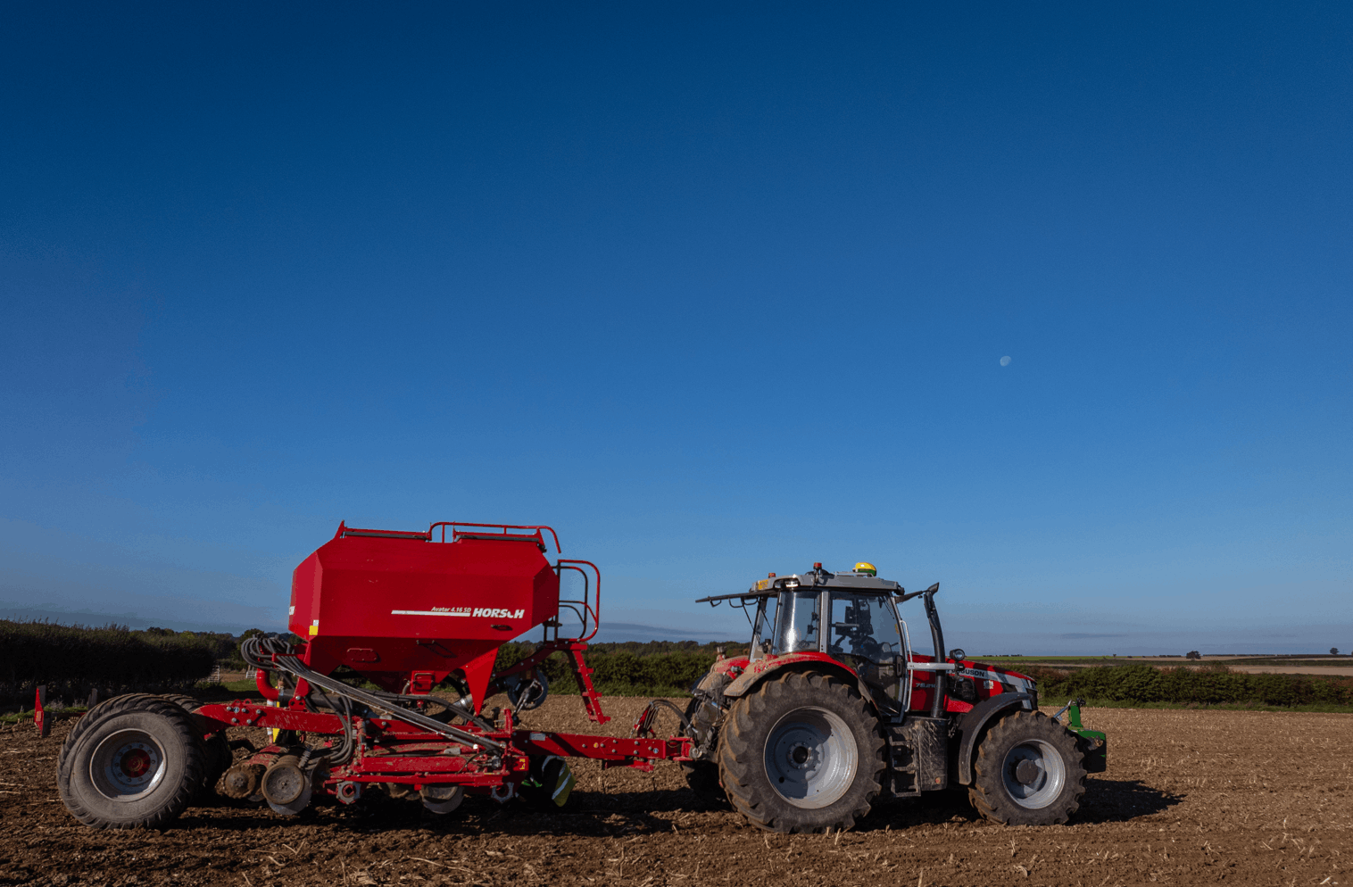 Tractor at Bishop Burton College