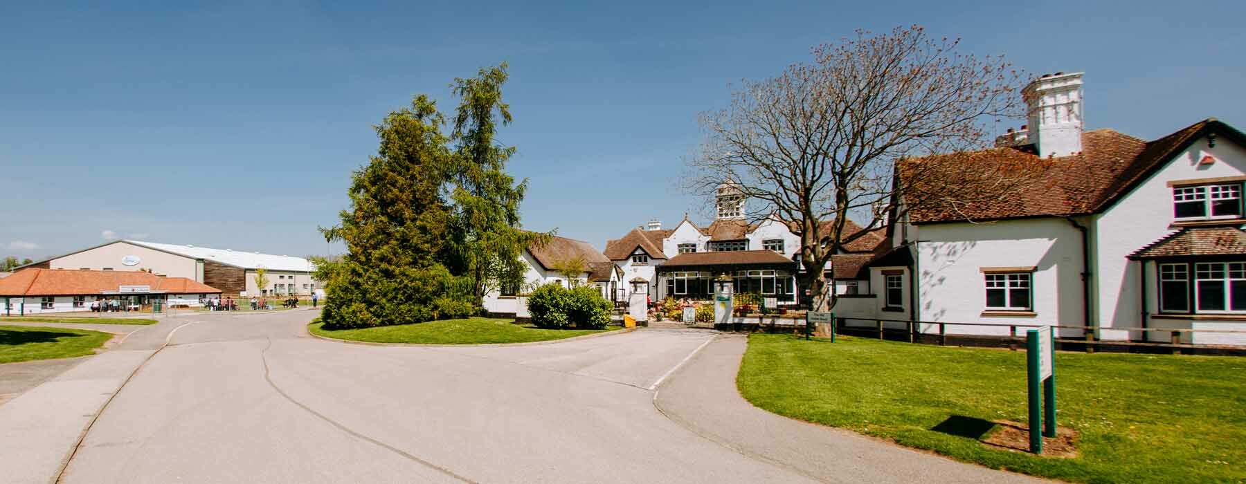 View across the Bishop Burton College campus to the Equine Centre