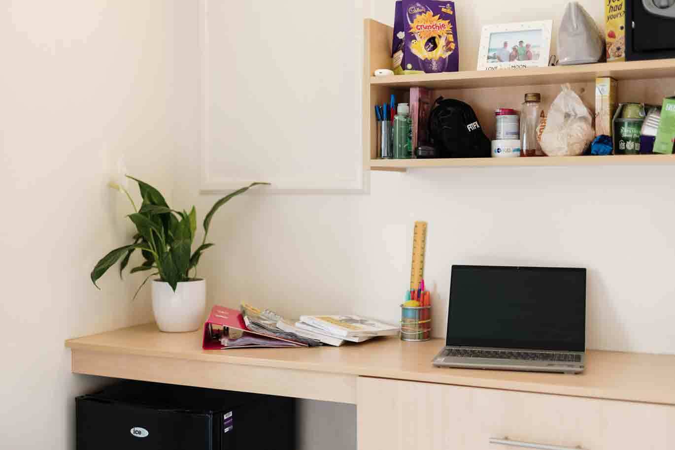 Workspace in student accommodation