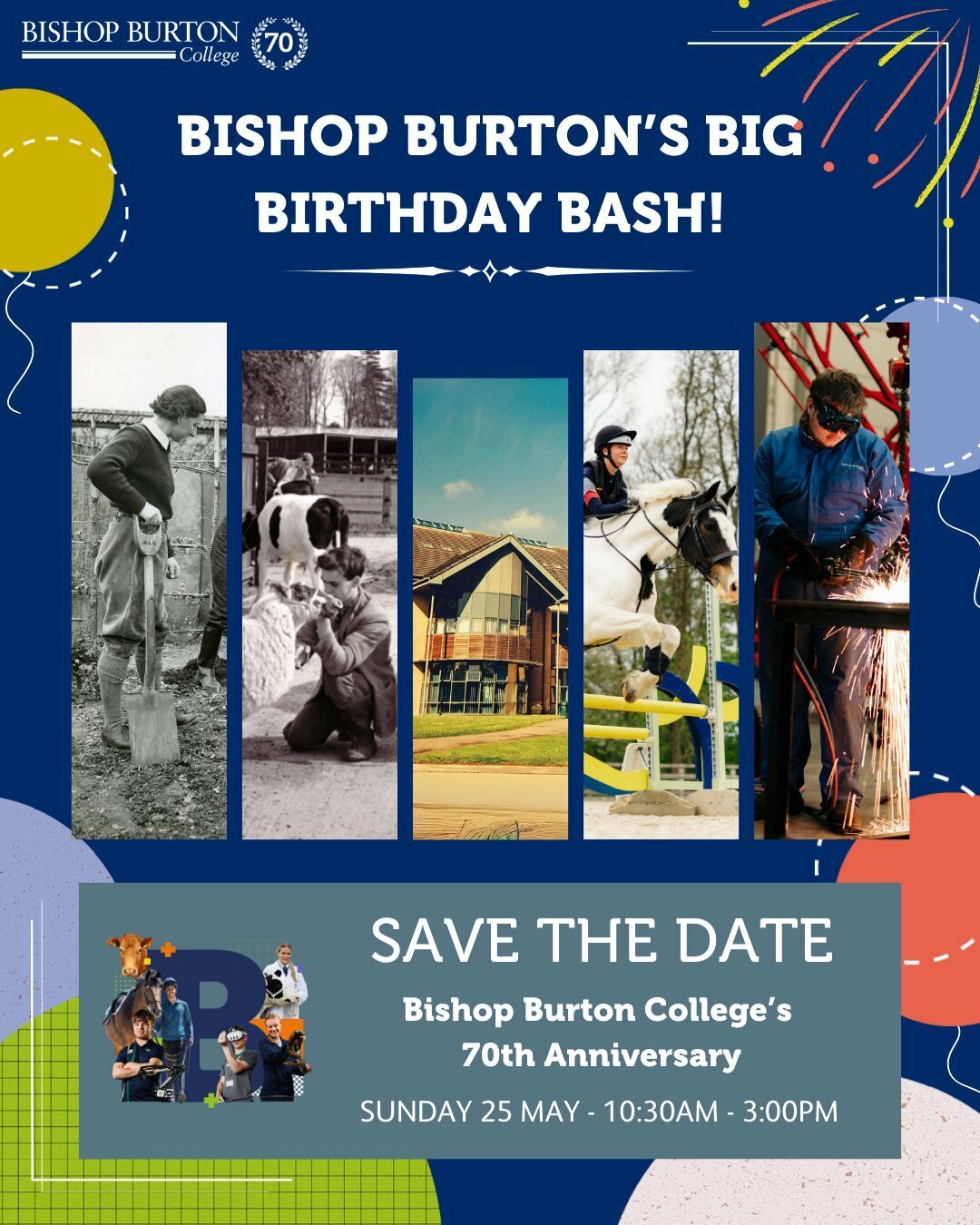 Save the date📣
Our 70th anniversary is coming up