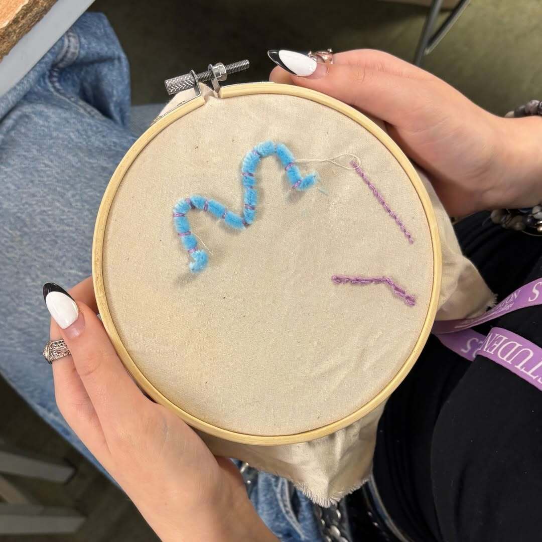 Sew much fun!🧵
Art and Design students had a